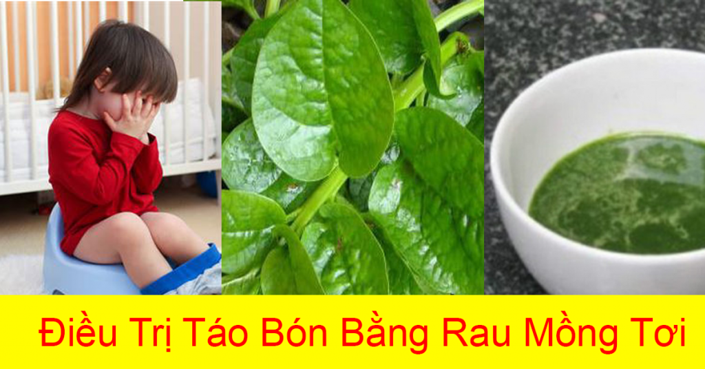 Vì sao mồng tơi có thể chữa táo bón?